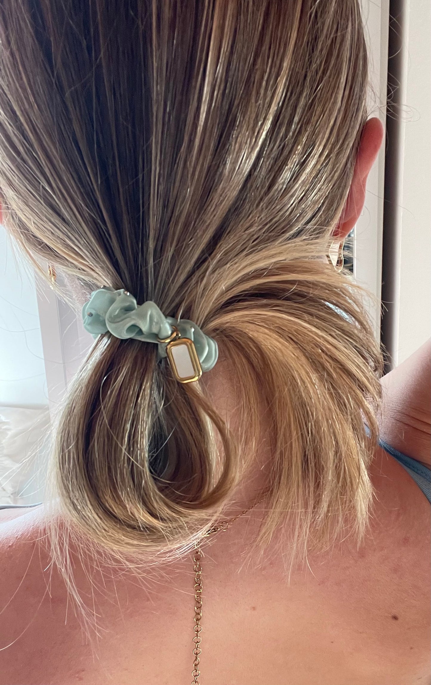 the Opalite Bracelet/Scrunchie