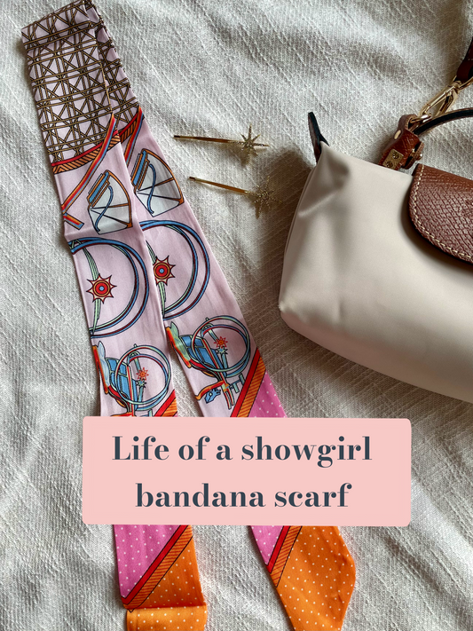 the life of a showgirl bandana scarf
