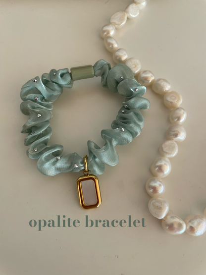 the Opalite Bracelet/Scrunchie
