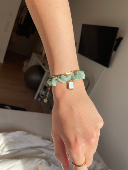 the Opalite Bracelet/Scrunchie