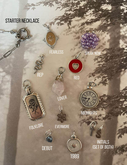 SILVER CHARM ONLY - Tay Tay Necklace