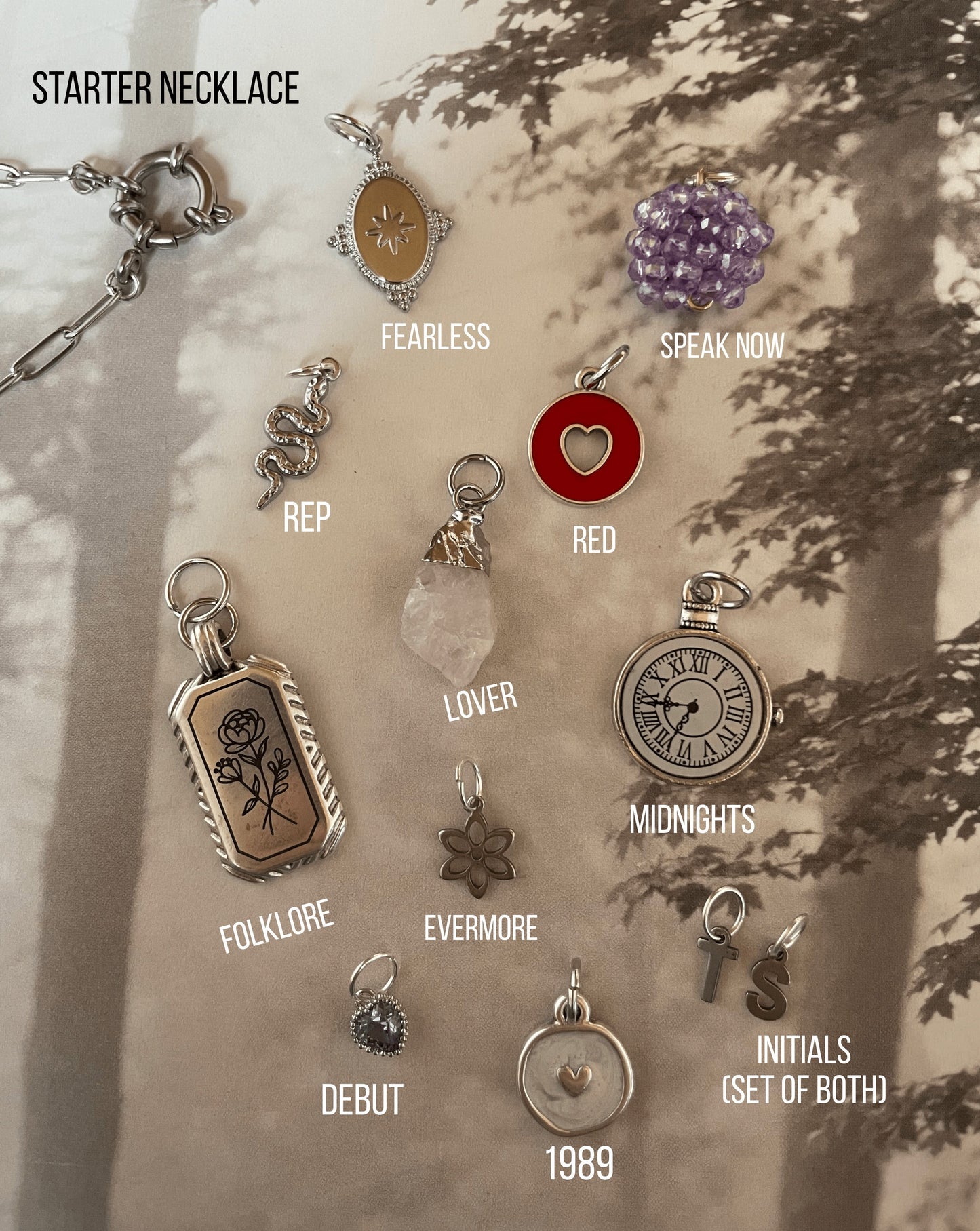 SILVER Tay Tay Necklace-Design your own